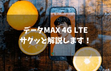 auのデータMAX 4G LTEのデメリットとは？サクッと解説します！